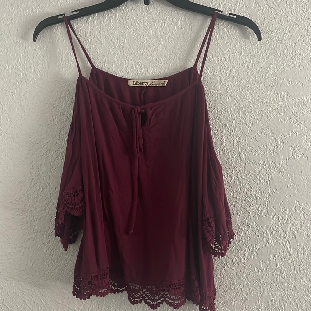 Maroon Blouse